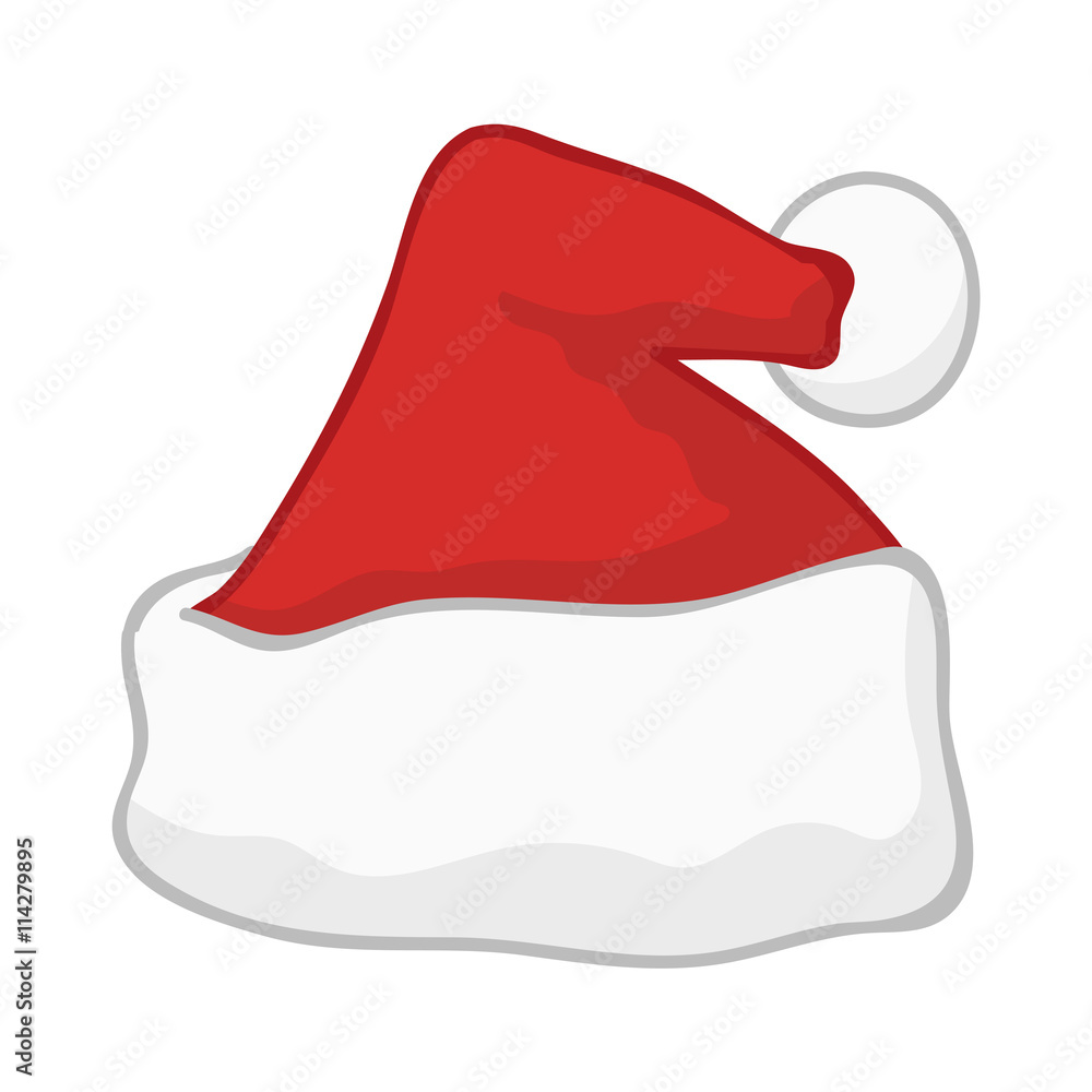 Santa hat isolated illustration Santa hat isolated illustration