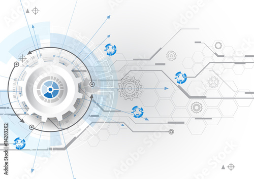 vector abstract background digital technology communication concept