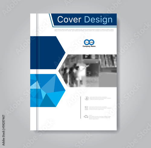 Modern Vector abstract brochure, cover annual report or flyer design template