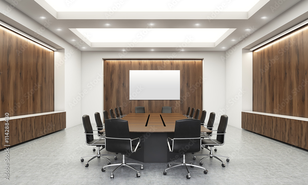 Conference room with whiteboard Conference room with whiteboard