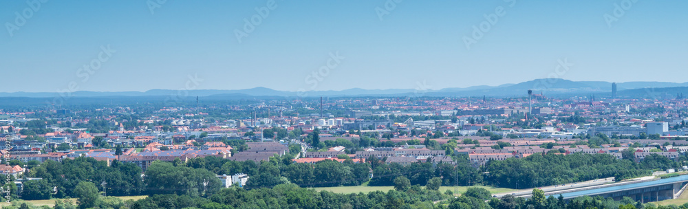 Stadtpanorama von Nürnberg