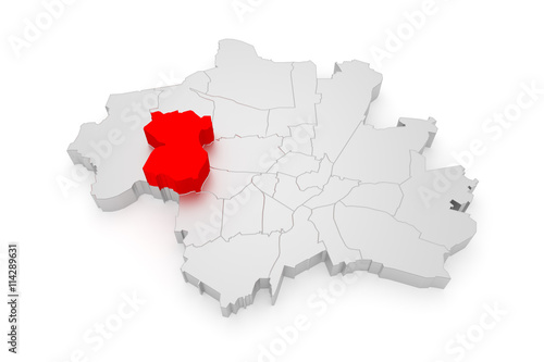 Pasing-Obermenzing, München Bezirke 3D