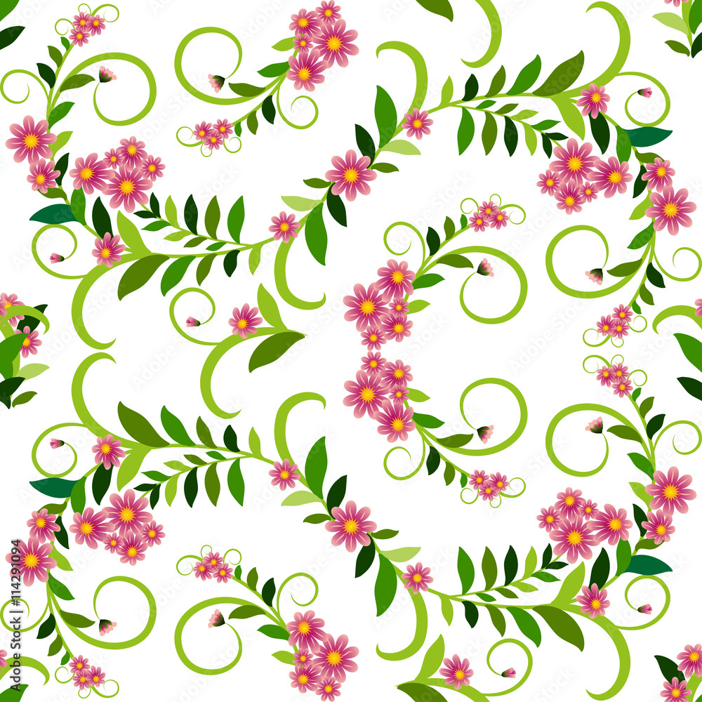 Pattern floral ornament Pattern floral ornament