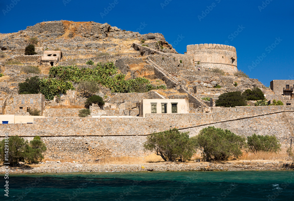 Spinalonga Island. Crete. Greece.