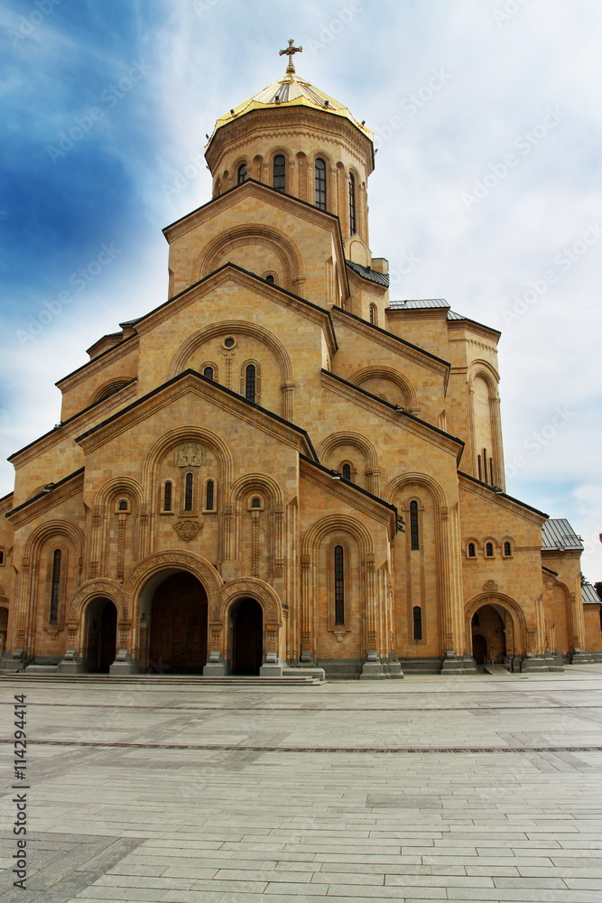 Holy Trinity church in Tbilisi.Georgia