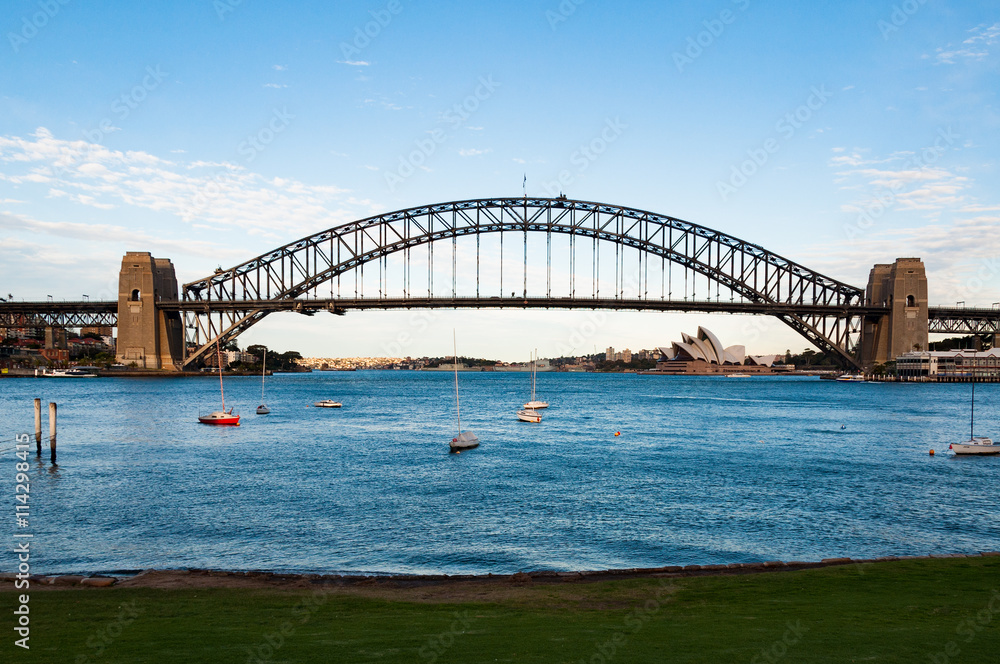 Sydney Harbour Bridge and Sydney harbour