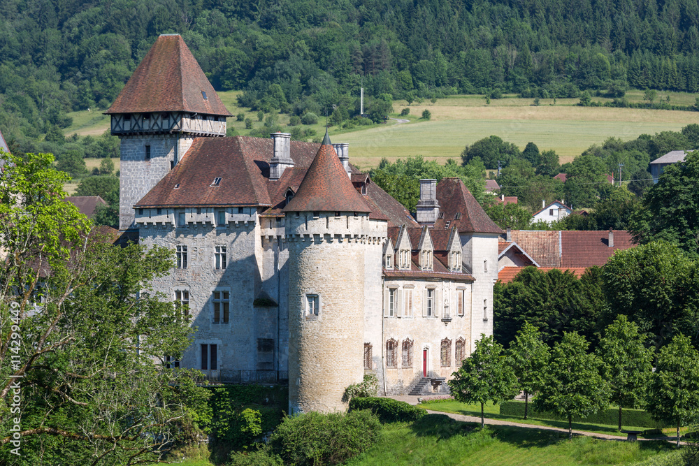 Fototapeta premium Château de Cléron