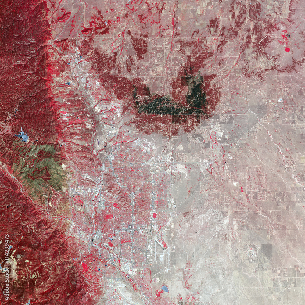 Fototapeta premium Earth view from space. Elements of this image furnished by NASA
