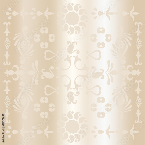 Abstract gift voucher background in dull gold for Christmas and New Year holidays