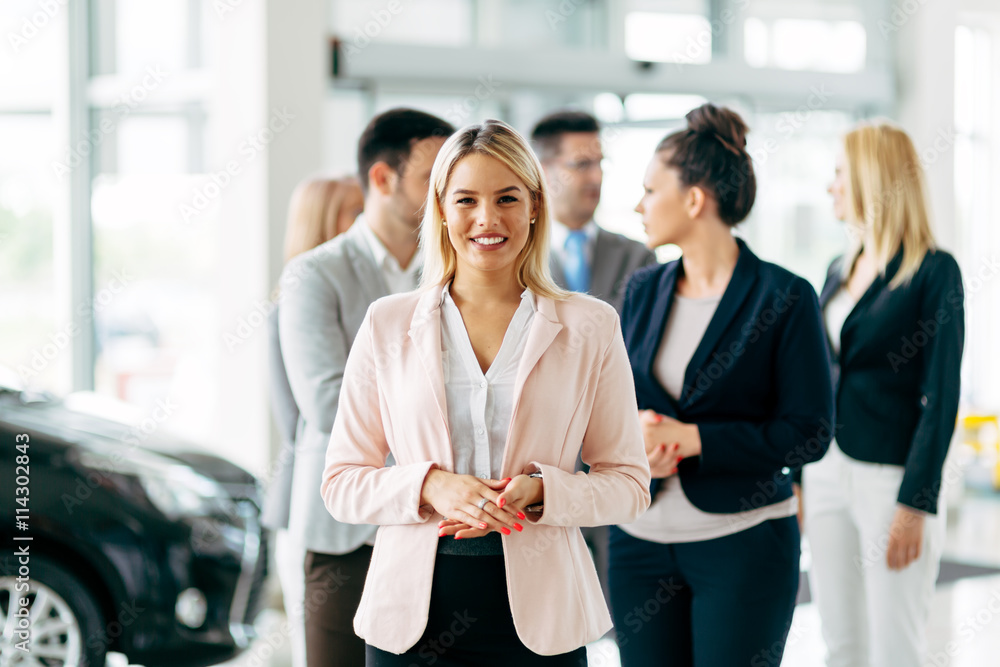 Obraz premium Team of professional salespeople