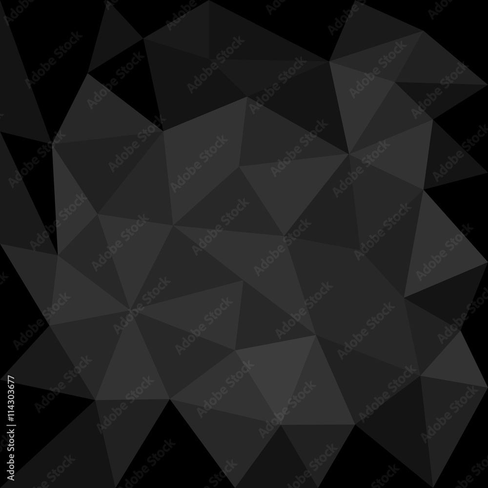 Dark grey background abstract polygon triangle style Vector Dark grey background abstract polygon triangle style Vector