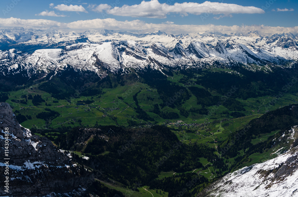 Aussicht vom Säntis 