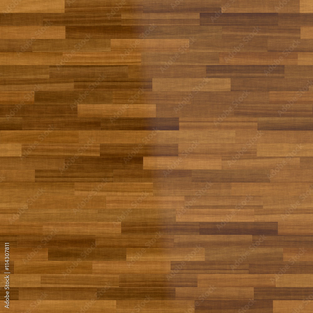 Naklejka premium Dark wood parquet floor, background
