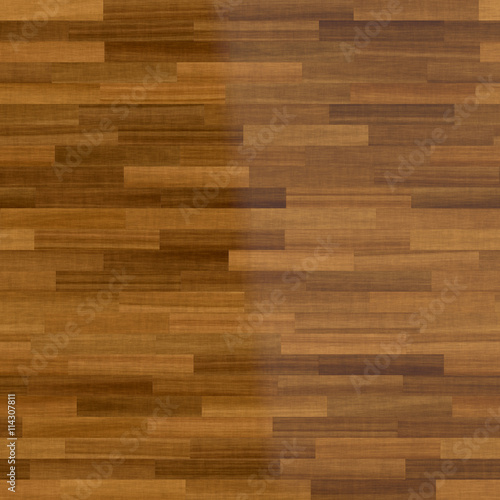 Dark wood parquet floor, background
