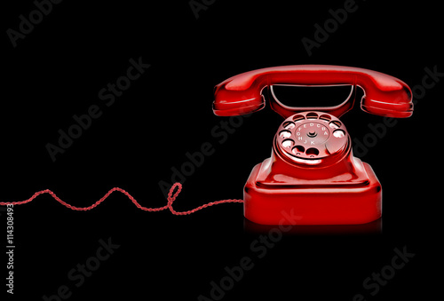 Rotes Altes Telefon