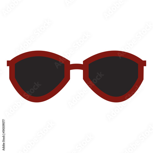red sunglasses icon