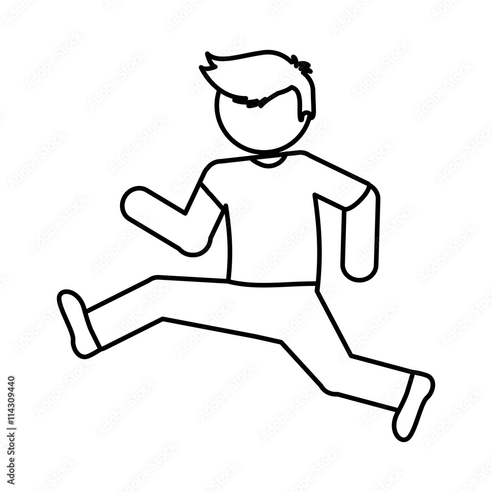 Man person concept represented by avatar icon. isolated and flat illustration Man person concept represented by avatar icon. isolated and flat illustration