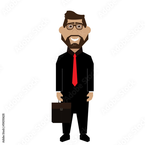 Isolated Businessman
