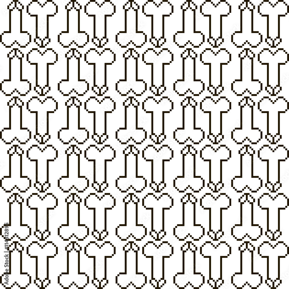 Seamless pattern penis Seamless pattern penis