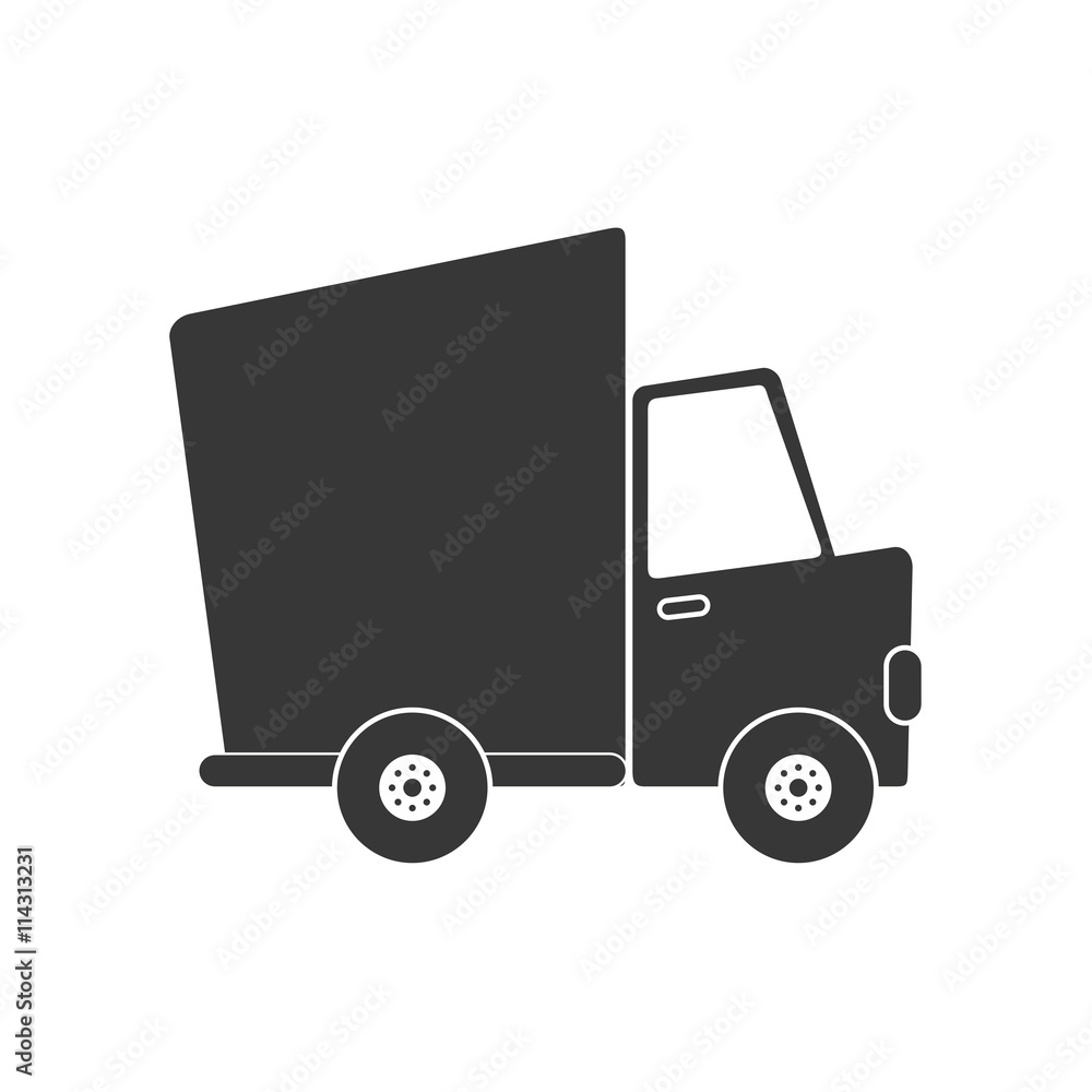 Delivery and Shipping concept represented by truck icon. isolated and flat illustration Delivery and Shipping concept represented by truck icon. isolated and flat illustration