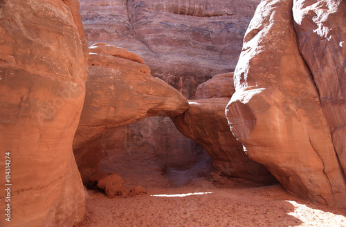 Sand dune arch, Arches national park, USA