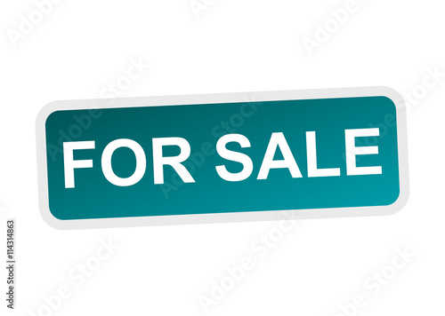 For sale flat vector icon