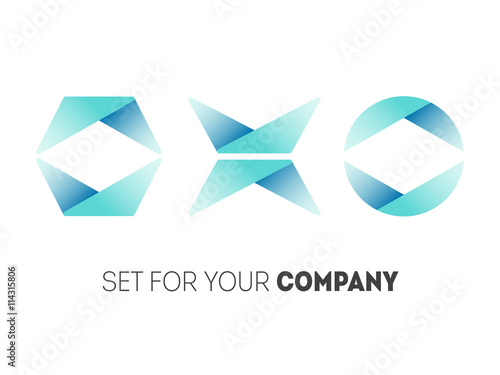 Abstract water drop logo