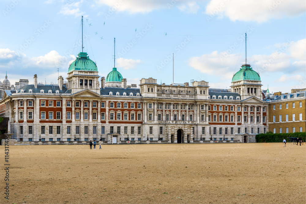 Old Admiralty Building next to Horse Guards Parade in London