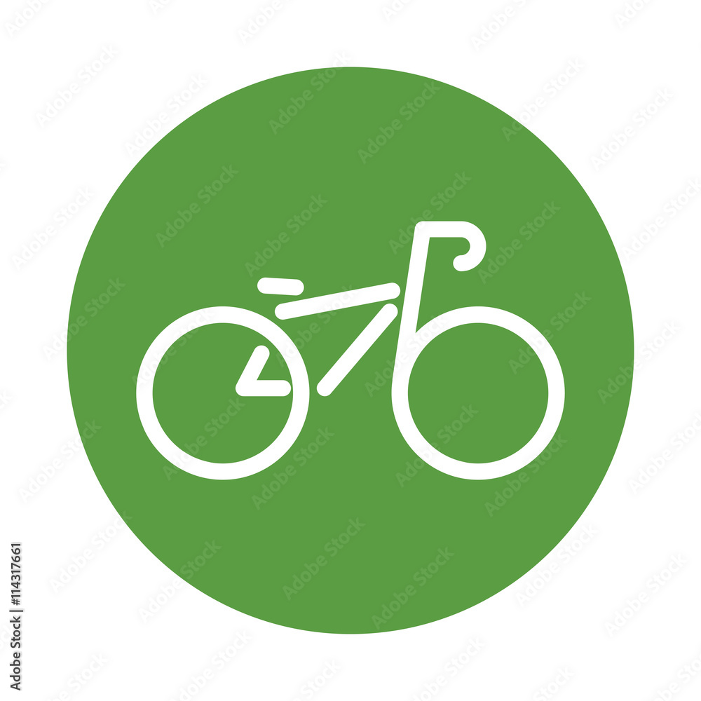 bicycle, ecology green icons set on white background bicycle, ecology green icons set on white background