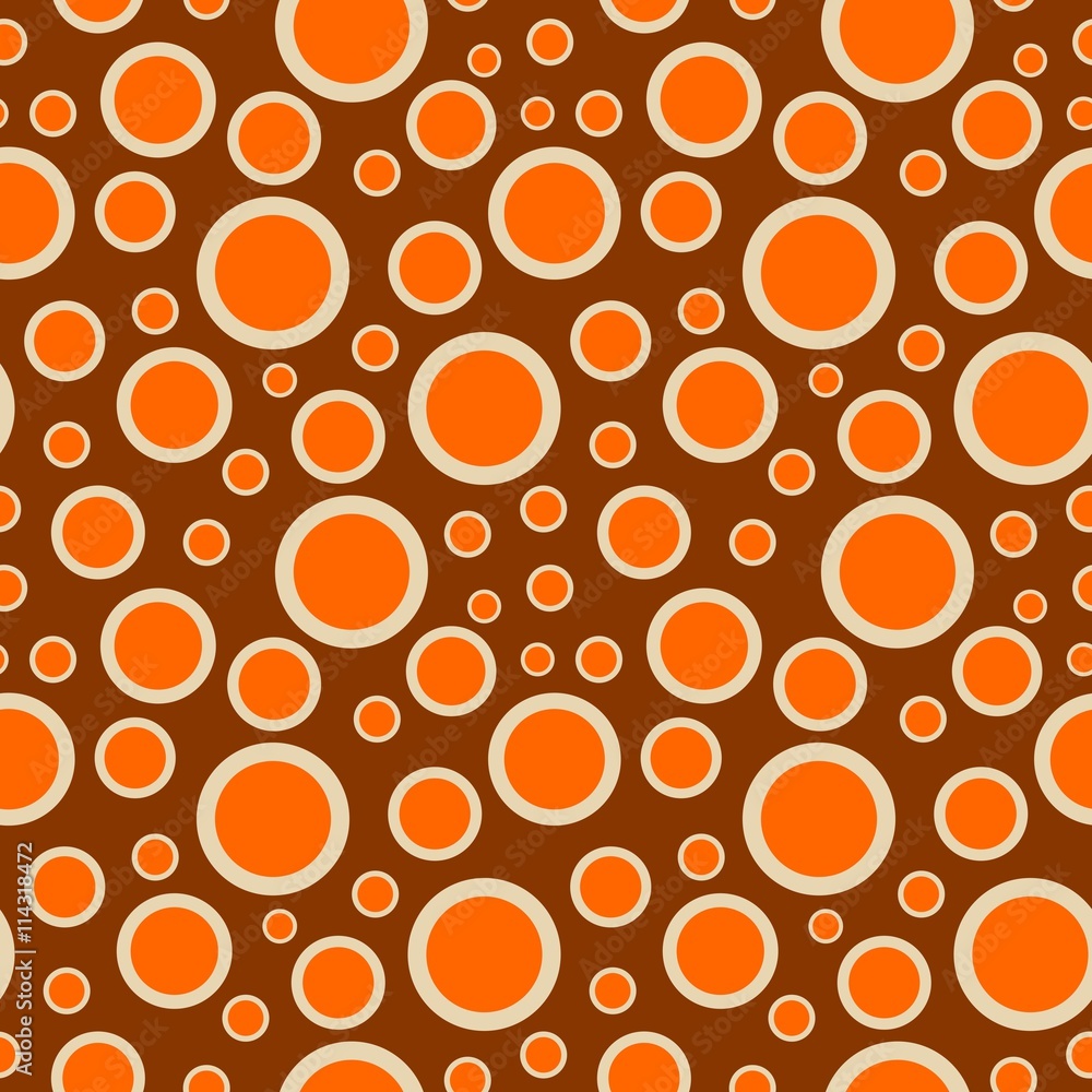 Orange Bubbles Seamless Pattern Orange Bubbles Seamless Pattern