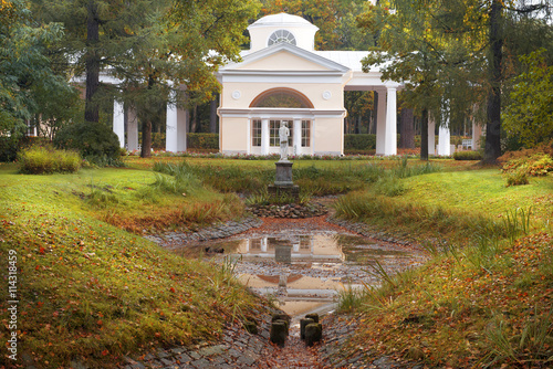 autumn landscape in Pavlovsk Park, Saint Petersburg