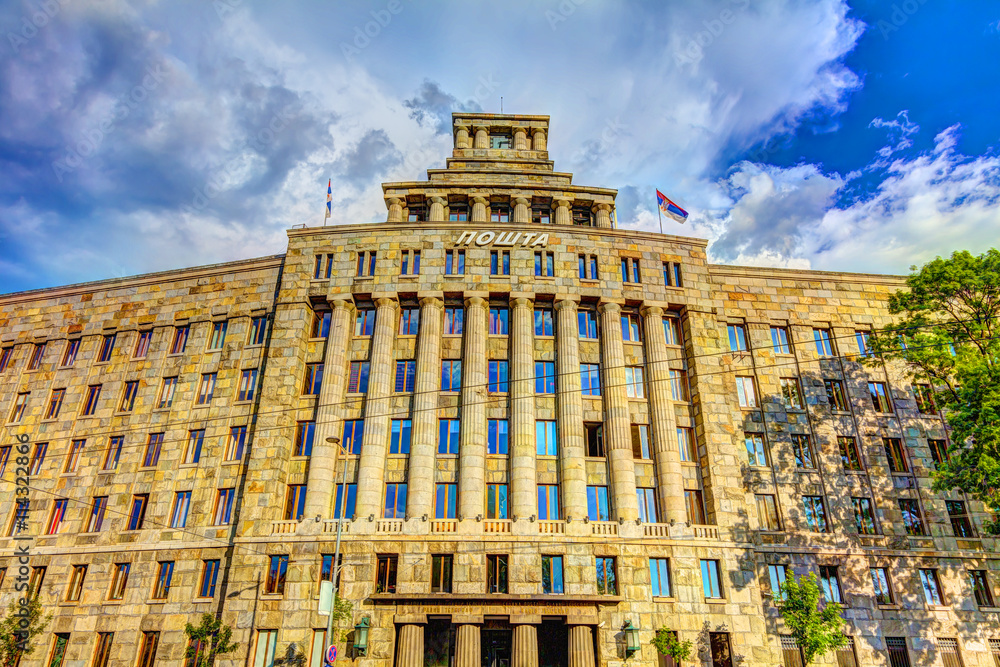 HDR IMAGE Building state post