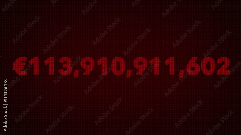 National GDP or Debt Counter in EURO National GDP or Debt Counter in EURO