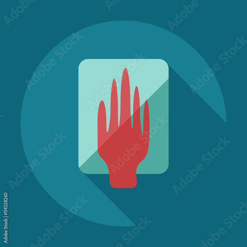 Flat modern design with shadow icons law