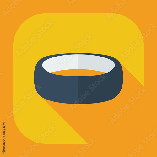 Flat modern design with shadow icons bijouterie