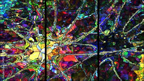 Digital Life of Stained Glass