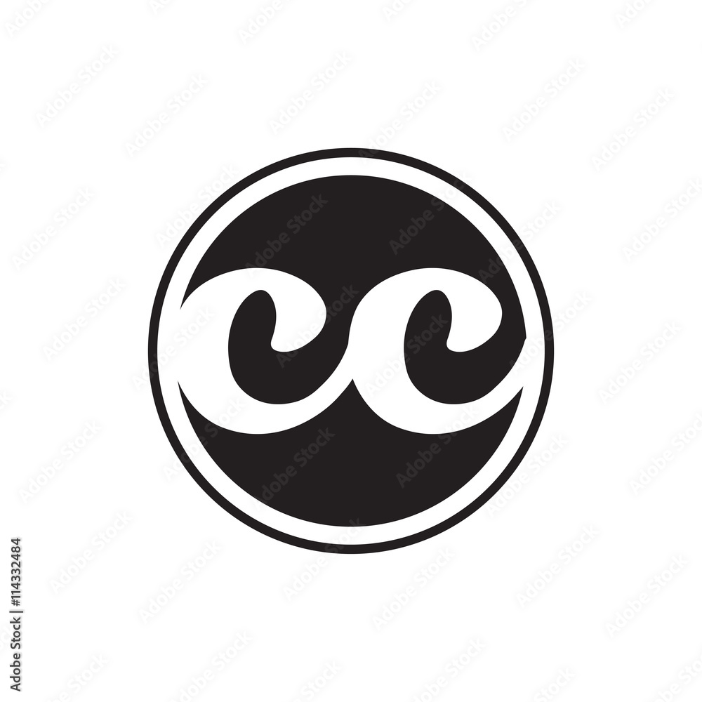 initial letter logo circle with ring initial letter logo circle with ring