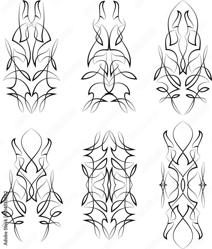 Pinstripe Design Stock Vector | Adobe Stock