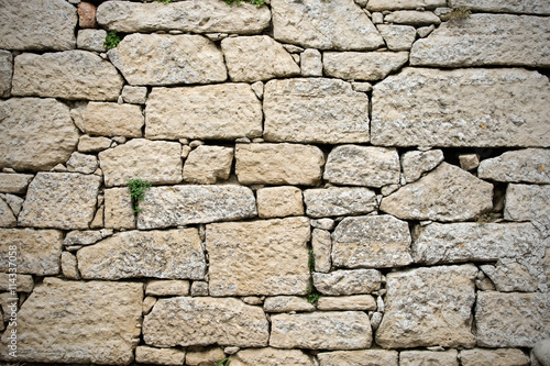 An old stone wall