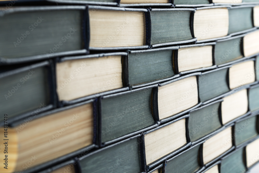 Fototapeta premium stack of books for background