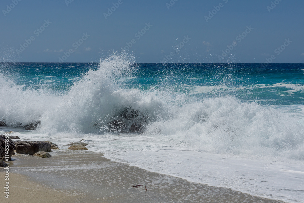 Brandung am Strand Brandung am Strand
