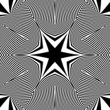 Black and White Background. Abstract Vector Illustration.