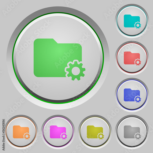 Folder settings push buttons