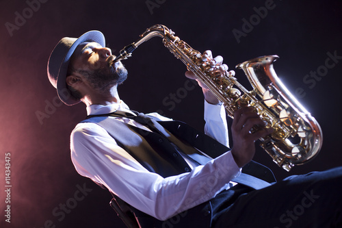 Photography Saxofonista en contrapicado