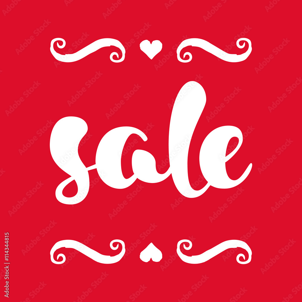 Fototapeta premium Modern SALE poster