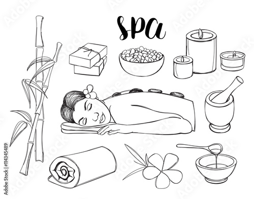 Spa doodle set