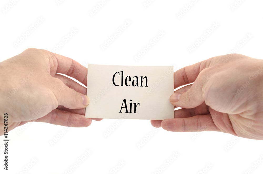 Clean air text concept Clean air text concept