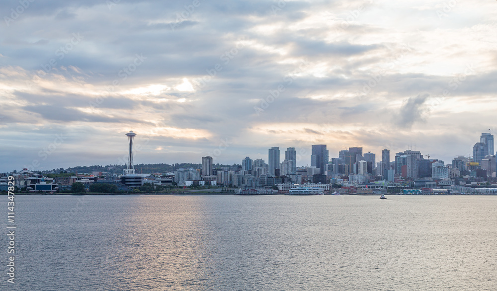Seattle Skyline at Dawn