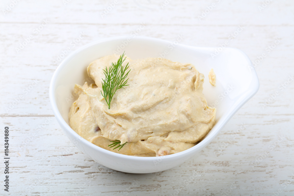 Arabic traditional cuisine - hummus Arabic traditional cuisine - hummus