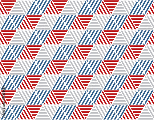 color geometry line seamless pattern. vector illustration of mos
